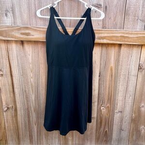 IUGA Tennis Dress with Built-in Shorts & Bra | Black | Size Medium